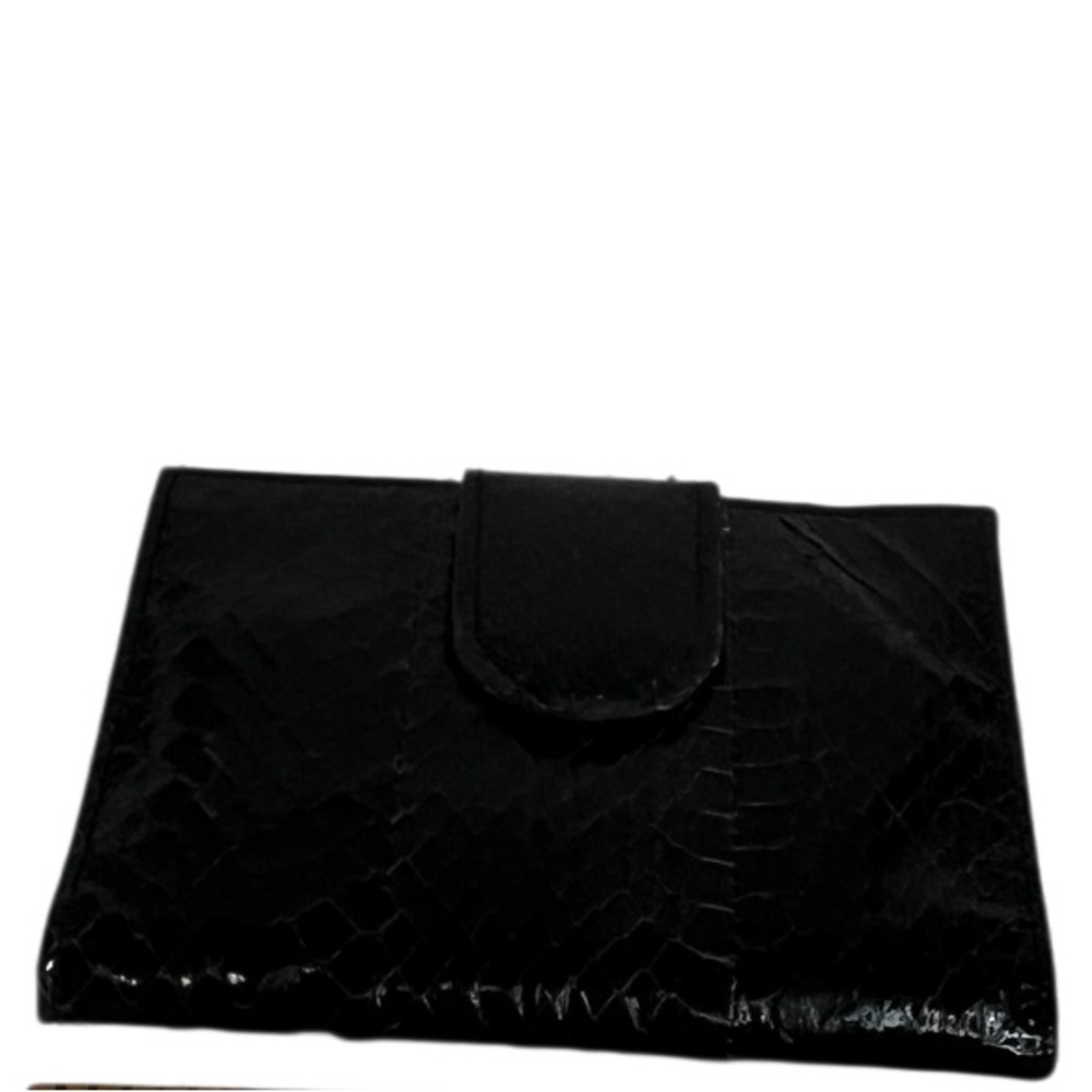Snakeskin Card Clutch from Italy by fiocchi